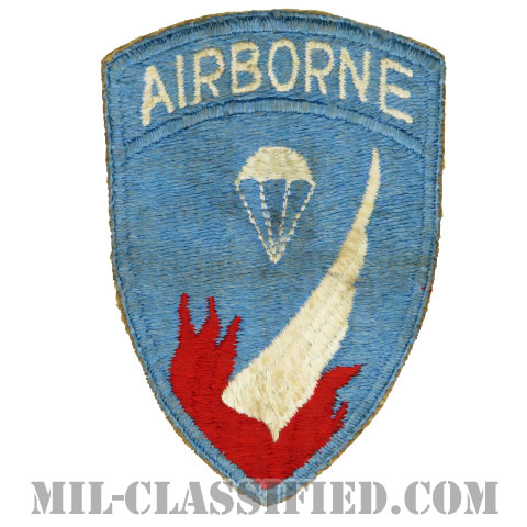 第187空挺歩兵連隊/第187空挺戦闘団（187th Airborne Infantry Regiment）[カラー/カットエッジ/パッチ/エアボーンタブ付ワンピースタイプ/中古1点物]の画像