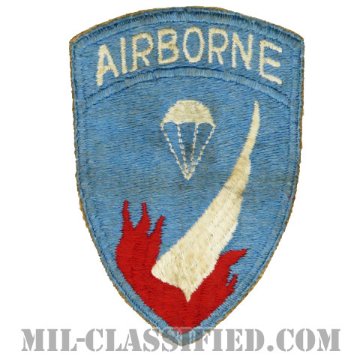 第187空挺歩兵連隊/第187空挺戦闘団（187th Airborne Infantry Regiment）[カラー/カットエッジ/パッチ/エアボーンタブ付ワンピースタイプ/中古1点物]画像