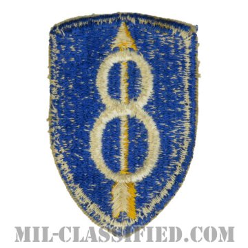 第8歩兵師団（8th Infantry Division）[カラー/カットエッジ/パッチ/中古1点物]画像