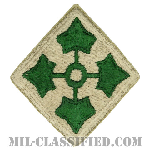 第4歩兵師団（4th Infantry Division）[カラー/カットエッジ/パッチ/中古1点物]の画像