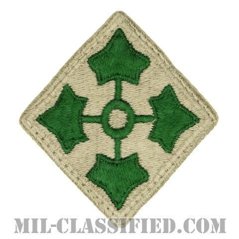 第4歩兵師団（4th Infantry Division）[カラー/カットエッジ/パッチ/中古1点物]の画像