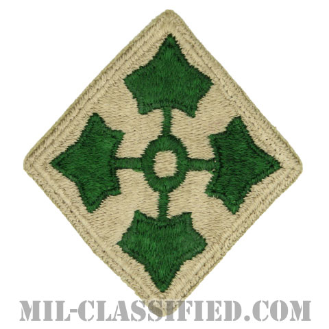 第4歩兵師団（4th Infantry Division）[カラー/カットエッジ/パッチ/中古1点物]の画像