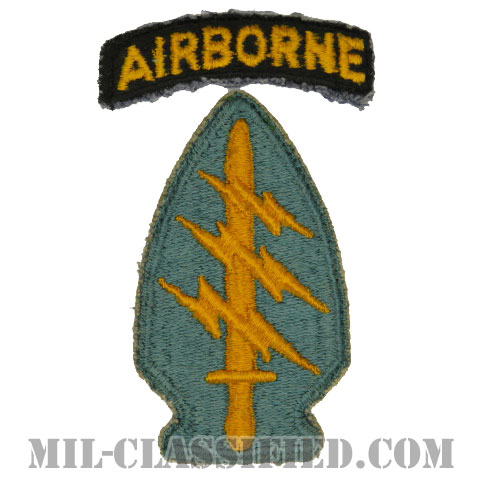 特殊部隊群（Special Forces Group）[カラー/カットエッジ/パッチ/エアボーンタブ付/中古1点物]の画像