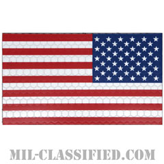 星条旗 カラー（リバース）（USA Flag (Reversed)）[IR（赤外線）反射素材/ベルクロ付パッチ]画像