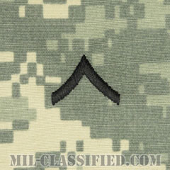 一等兵（Private Second Class (PV2)）[UCP（ACU）/階級章/キャップ用縫い付けパッチ]画像