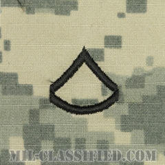 上等兵（Private First Class (PFC)）[UCP（ACU）/階級章/キャップ用縫い付けパッチ]画像