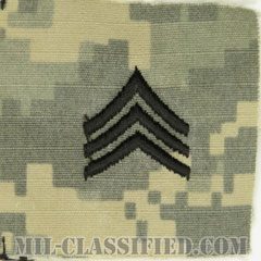 軍曹（Sergeant (SGT)）[UCP（ACU）/階級章/キャップ用縫い付けパッチ]画像