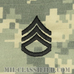 二等軍曹（Staff Sergeant (SSG)）[UCP（ACU）/階級章/キャップ用縫い付けパッチ]画像