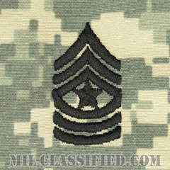 上級曹長（Sergeant Major (SGM)）[UCP（ACU）/階級章/キャップ用縫い付けパッチ]画像