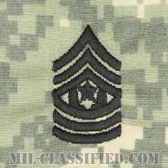 最先任上級曹長（Command Sergeant Major (CSM)）[UCP（ACU）/階級章/キャップ用縫い付けパッチ]画像
