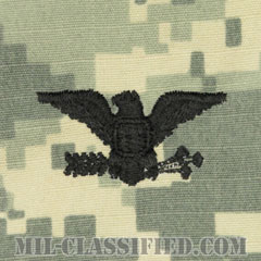 大佐（Colonel (COL)）[UCP（ACU）/階級章/キャップ用縫い付けパッチ]の画像