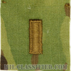 少尉（Second Lieutenant (2LT)）[OCP（7C）/階級章/キャップ用縫い付けパッチ]の画像