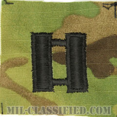 大尉（Captain (CPT)）[OCP（7C）/階級章/キャップ用縫い付けパッチ]の画像