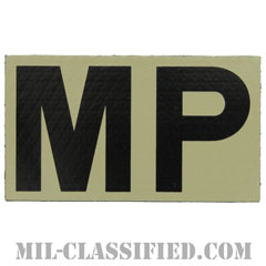 MP（憲兵）（Military Police）[IR（赤外線）反射素材/3.5インチ幅/ベルクロ付パッチ]画像
