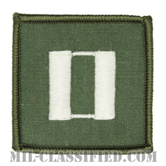 大尉（Lieutenant）[フライトスーツ用セージグリーン/海軍階級章/ペア（2枚1組）]の画像