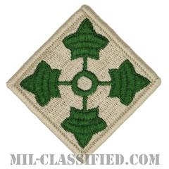 第4歩兵師団（4th Infantry Division）[カラー/メロウエッジ/パッチ]の画像