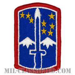第172歩兵旅団（172nd Infantry Brigade）[カラー/メロウエッジ/パッチ]の画像