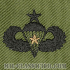 戦闘空挺章 (シニア) 降下1回（Combat Parachutist Badge, Senior, One Jump）[サブデュード/パッチ]画像