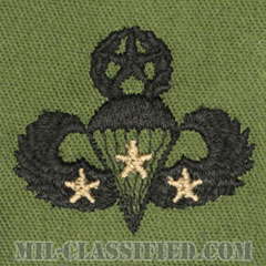 戦闘空挺章 (マスター) 降下3回（Combat Parachutist Badge, Master, Three Jump）[サブデュード/パッチ]画像