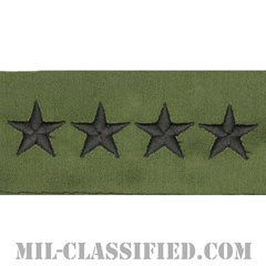 大将（General (GEN)）[サブデュード/階級章/パッチ/ペア（2枚1組）]の画像