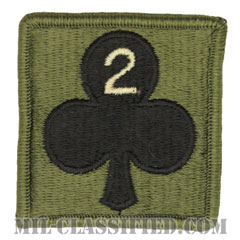 第327歩兵連隊第1旅団戦闘団第2大隊（2nd Battalion, 1st BCT, 327th Infantry Regiment）[サブデュード/ヘルメット用/パッチ]の画像