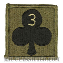 第327歩兵連隊第1旅団戦闘団第3大隊（3rd Battalion, 1st BCT, 327th Infantry Regiment）[サブデュード/ヘルメット用/パッチ]の画像