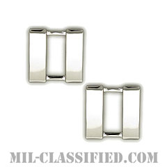 大尉（Captain/Lieutenant）[カラー/襟用ミニサイズ/海軍・海兵隊階級章/バッジ/ペア（2個1組）]の画像