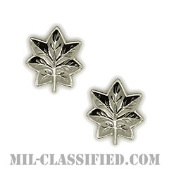 中佐（Lieutenant Colonel/Commander）[カラー/襟用ミニサイズ/海軍・海兵隊階級章/バッジ/ペア（2個1組）]の画像