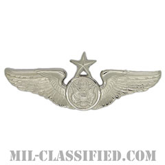 航空機搭乗員章 (下士官用シニア・エアクルー)（Air Force Enlisted Senior Aircrew Badge）[カラー/鏡面仕上げ/バッジ]画像