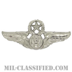 航空機搭乗員章 (下士官用マスター・エアクルー)（Air Force Enlisted Master Aircrew Badge）[カラー/鏡面仕上げ/バッジ]画像