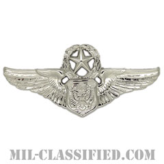 航空機搭乗員章 (将校用マスター・エアクルー)（Air Force Officer Master Aircrew Badge）[カラー/鏡面仕上げ/バッジ]画像