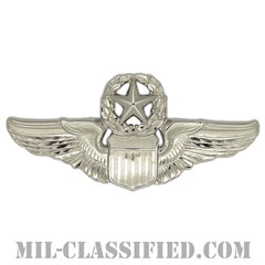航空機操縦士章 (コマンド・パイロット)（Air Force Command Pilot Badge）[カラー/鏡面仕上げ/バッジ]画像