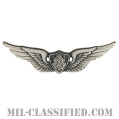 航空機搭乗員章 (ベーシック・エアクルー)（Army Aviation Badge (Aircrew), Basic）[カラー/燻し銀/バッジ]の画像