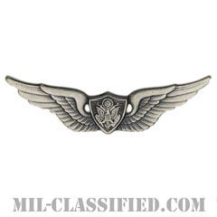 航空機搭乗員章 (ベーシック・エアクルー)（Army Aviation Badge (Aircrew), Basic）[カラー/燻し銀/バッジ]画像