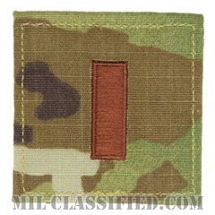 少尉（Second Lieutenant (2LT)）[OCP（7C）/空軍階級章/ベルクロ付パッチ]の画像