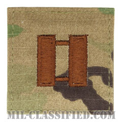 大尉（Captain (CPT)）[OCP（7C）/空軍階級章/ベルクロ付パッチ]の画像