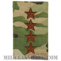 大将（General (GEN)）[OCP（7C）/空軍階級章/ベルクロ付パッチ]の画像