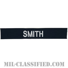 SMITH [カバーオール用/シルバー刺繍/海軍ネームテープ/生地テープパッチ]画像