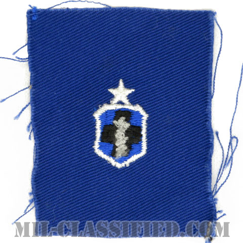 医療章 (下士官用シニア)（Enlisted Medical Badge, Senior）[カラー/空軍ブルー生地/パッチ]の画像
