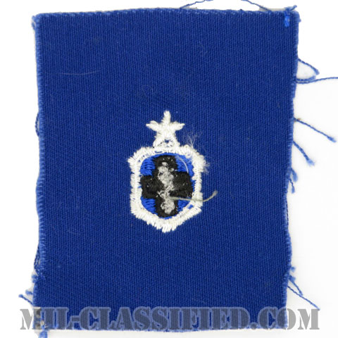 医療章 (下士官用シニア)（Enlisted Medical Badge, Senior）[カラー/空軍ブルー生地/パッチ]画像