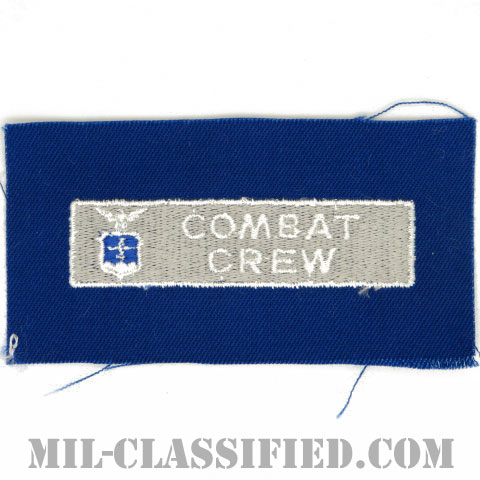 戦闘員章 (コンバットクルー)（Combat Crew Badge）[カラー/空軍ブルー生地/パッチ]の画像