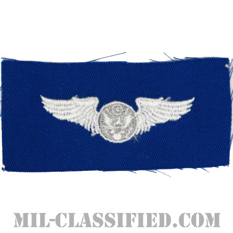 航空機搭乗員章 (下士官用エアクルー)（Air Force Enlisted Aircrew Badge）[カラー/空軍ブルー生地/パッチ]の画像