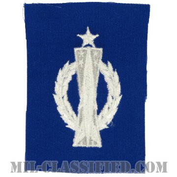 ミサイル運用章 (シニア)（Missile Operations Badge, Senior）[カラー/空軍ブルー生地/パッチ]画像