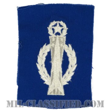 ミサイル運用章 (マスター)（Missile Operations Badge, Master）[カラー/空軍ブルー生地/パッチ]画像