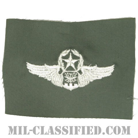 航空士章 (ナビゲーター・マスター)（Navigator/Observer Badge, Master）[カラー/空軍セージグリーン生地/パッチ]の画像