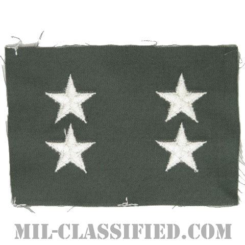 少将（Major General (MG)）[カラー/空軍セージグリーン生地/階級章/ペア（2枚1組）]の画像