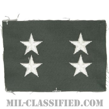 少将（Major General (MG)）[カラー/空軍セージグリーン生地/階級章/ペア（2枚1組）]画像