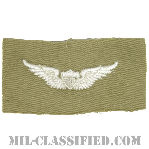 飛行士章 (ベーシック・パイロット)（Army Aviator (Pilot), Basic）[カラー/カーキ生地/パッチ]の画像