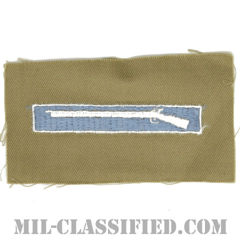 優秀歩兵章（Expert Infantryman Badge (EIB)）[カラー/カーキ生地/パッチ]の画像