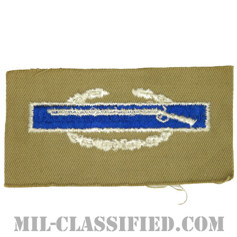 戦闘歩兵章 (ファースト)（Combat Infantryman Badge (CIB), First Award）[カラー/カーキ生地/パッチ]の画像